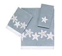 Avanti Linens Juego de Toallas de 3 Piezas con Conchas de Lentejuelas