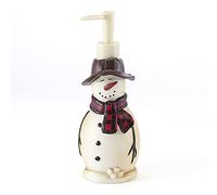 Avanti Linens Snowmen Gathering Collection, Resina, Multicolor, Bomba de loción