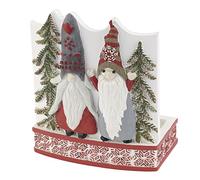 Avanti Linens - Soporte para Cepillo de Dientes, Resina Duradera, Accesorios de baño (gnomos de Navidad), Multicolor (13720B MUL)