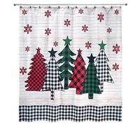 Avanti Linens Tis The Season Collection - Cortina de Ducha, Multicolor