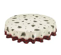 Avanti Linens Tree Spode Christmas Collection, Tartán Rojo