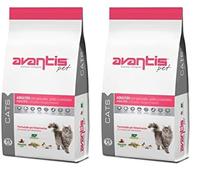 Avantis Pet Cats - Pienso para Gatos Adultos - 7,5 kg - Fácilmente Digerible con Pescado, Pollo y Cereales - Comida Seca 100% Completa y Equilibrada (Paquete de 2)