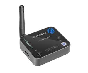 Avantree Audikast 4HA - Transmisor y Streamer de TV Auracast para para Dispositivos de Escucha Personal, Escucha Personal de TV a tu Volumen, óptico y AUX, Preparado para el Futuro y Actualizable