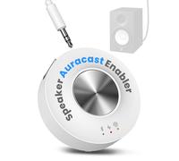 Avantree AuraLink - Receptor Auracast & Bluetooth Clásico A Prueba De Futuro para Altoparlantes Y Sistemas De Audio, Alcance 100 M, 20 Horas De Uso Portátil O Estacionario, Escucha Compartida