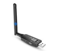 Avantree DG60 Aura - Largo Alcance Transmisor Auracast & Adaptador USB Bluetooth 2-en-1 para Auriculares, Qualcomm aptX Adaptive, Firmware Actualizable, Transmite Audio PC a Múltiples Auriculares