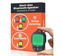 Avantree HomeBuddy - Altavoz Bluetooth Mini portátil con Auracast, 15 Horas de reproducción e IP67 Impermeable, Audio Personal Clip-on para música y Llamadas, Interiores y Exteriores - Verde