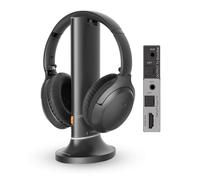 Avantree Opera Aura - Auriculares TV Auracast con HDMI ARC | Sistema de Audio TV para Mayores, Voz Clara, Aumento de Volumen & Audio compartido, Paso óptico para Barra de Sonido