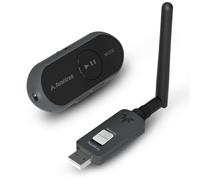 Avantree ProLink - Transmisor y Receptor de Audio Bluetooth 5.4 LE, aptX Lite, 20 ms de Latencia Ultra Baja y Sonido HiFi Inalámbrico para Juegos, Llamadas, Música, Plug & Play para PC, PS5, Mac