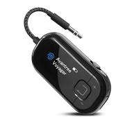Avantree Voyager HA - Transmisor de Audio Auracast y Bluetooth 5.4 para Auriculares con Pantalla y Control de Volumen, Chip Qualcomm, Actualizable vía Firmware, AUX para TV, PC y Escucha Inalámbrica