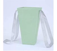 Avanzado Bolsa de regalo cajas de papel de flores con asidero Abrazo Cubo del florista de Rose regalo del partido de regalo de embalaje de cartón de embalaje bolso de la caja caja de regalo Suministro