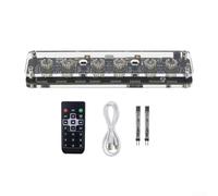Avanzado IN-8 Nixie Tubo Reloj Soporte LED Luz Ambiental Control Remoto USB Tipo-C Interfaz Temporizador Potencia Para Relojes de 6 Dígitos Formato 12/24h Material PCB Ajustable Compatible Con