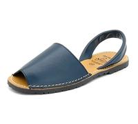 Avarca Menor Sandalias Cuero Menorca Zapato Abarca Menorquina, azul marino, 42 EU