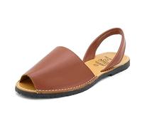 Avarca Menor Sandalias Cuero Menorca Zapato Abarca Menorquina, marrón, 46 EU