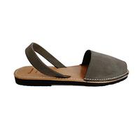 Avarcas menorquínas, Abarcas, Albarcas, Sandalias (46, Gris Merengue, Nobuck)