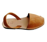 Avarcas menorquínas, para hombre, abarcas, albarcas, sandalias (41, Cuero, nobuck)