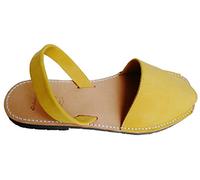 Avarcas menorquínas, Tallas Grandes, Abarcas, Albarcas, Sandalias (44, Amarillo Nobuck)