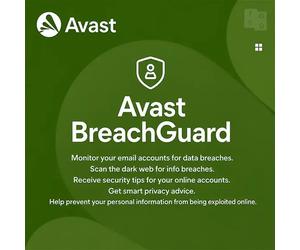 Avast BreachGuard - 1 Dispositivo 1 Año - Protección de Privacidad