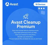 Avast Cleanup Premium Multi-Device - 10 Dispositivos 1 Año - Windows, Mac y Android