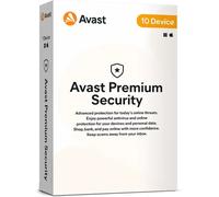 Avast Premium Security Multi-Device - 10 Devices 1 Year - Windows, Mac, Android & iOS