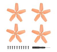 Avata 2925S - Kit de repuesto para ventiladores de ala ligera de hélice y tornillos compatibles con drones (2 pares naranja)