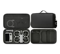 Avata 360 - Funda de transporte, bolsa de almacenamiento rígida portátil para dron DJI Avata 360, control remoto RC2, batería y accesorios de cable (negro)