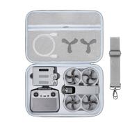 Avata 360 Funda de transporte, funda rígida impermeable para DJI Avata 360 Fly More Combo Accesorios, bolsa de almacenamiento portátil de viaje para dron, controlador RC 2 y hub de carga de batería