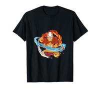 Avatar Aang Elementos de flexión Agua Fuego Aire Tierra Pose Resplandor Camiseta
