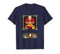 Avatar Aang Flecha Brillante Pose Toph Zuko Katara Frame Comic Camiseta