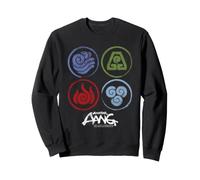 Avatar Aang The Last Airbender Elements Sudadera