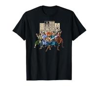 Avatar Aang: The Last Airbender Team Air Fire Water Earth Camiseta