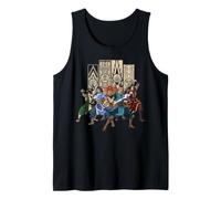 Avatar Aang: The Last Airbender Team Avatar 4 Nations Banner Camiseta sin Mangas