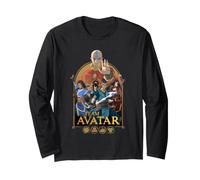 Avatar Aang: The Last Airbender Team Avatar Gold Frame Manga Larga