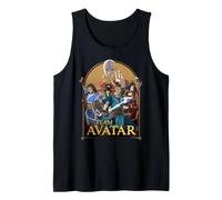 Avatar Aang: The Last Airbender Team Avatar Group Portrait Camiseta sin Mangas