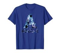 Avatar Banshee A Logo with Jake Sully and Na’Vi Neytiri Camiseta, Hombre, Azul Real, 3XL