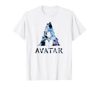 Avatar Banshee A Logo with Jake Sully and Na’Vi Neytiri Camiseta, Hombre, Blanco, 3XL