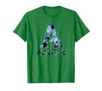 Avatar Banshee A Logo with Jake Sully and Na’Vi Neytiri Camiseta, Hombre, Verde Kelly, 3XL