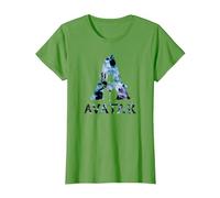 Avatar Banshee A Logo with Jake Sully and Na’Vi Neytiri Camiseta, Mujer, Hierba, XXL