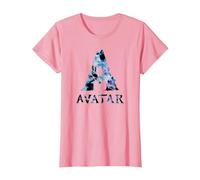 Avatar Banshee A Logo with Jake Sully and Na’Vi Neytiri Camiseta, Mujer, Rosado, XXL
