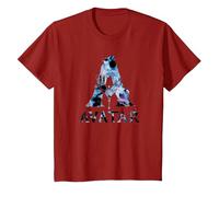 Avatar Banshee A Logo with Jake Sully and Na’Vi Neytiri Camiseta, Niños, Arándano, 3 años