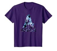 Avatar Banshee A Logo with Jake Sully and Na’Vi Neytiri Camiseta, Niños, Morado, 3 años