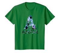 Avatar Banshee A Logo with Jake Sully and Na’Vi Neytiri Camiseta, Niños, Verde Kelly, 3 años