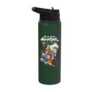 Avatar Colectivo Grupo Héroes Villanos Personajes Poses Stainless Steel Insulated Water Bottle
