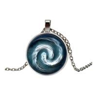 Avatar el último maestro de aire colgante de aire nómada collar de cristal cabujón redondo cúpula collar de joyería de película, 1