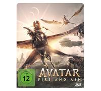 Avatar: Fire and Ash 3D (3D/2D, Limited Steelbook): Blu-ray 3D + Blu-ray + Bonus-Blu-ray [Blu-ray]