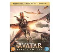 Avatar: Fire and Ash 4K Ultra HD + Blu-ray + Blu-ray Bonus disc SteelBook [Region Free] [Blu-ray]