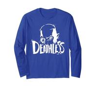 Avatar: Fire and Ash Miles Quaritch Deathless Manga Larga, Unisex para Adultos, Azul Real, XL