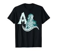 Avatar: Fire and Ash Neytiri Avatar Distressed Logo Camiseta, Hombre, Negro, S