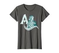 Avatar: Fire and Ash Neytiri Avatar Distressed Logo Camiseta, Mujer, Asfalto, XS