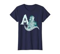 Avatar: Fire and Ash Neytiri Avatar Distressed Logo Camiseta, Mujer, Azul Marino, XXL