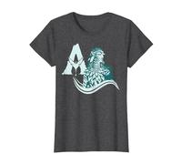 Avatar: Fire and Ash Neytiri Avatar Distressed Logo Camiseta, Mujer, Jaspeado Oscuro, 3XL